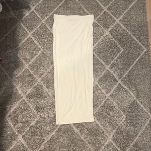 White body con skirt